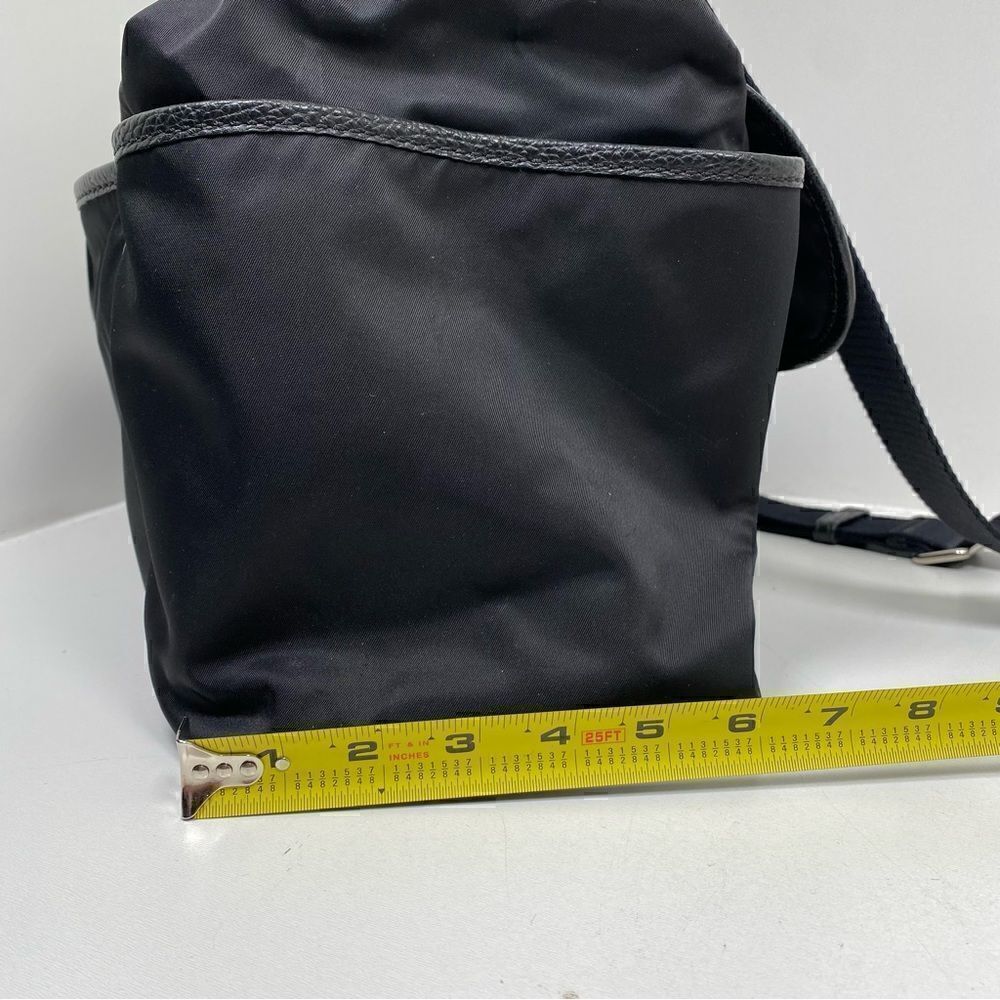 Burberry Flap Nylon Diaper Bag Black - Picture 5 of 15